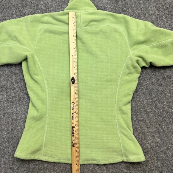 Patagonia R3 Jacket Womens Medium Green Polartec Fleece Lined Full Zip - Picture 13 of 14